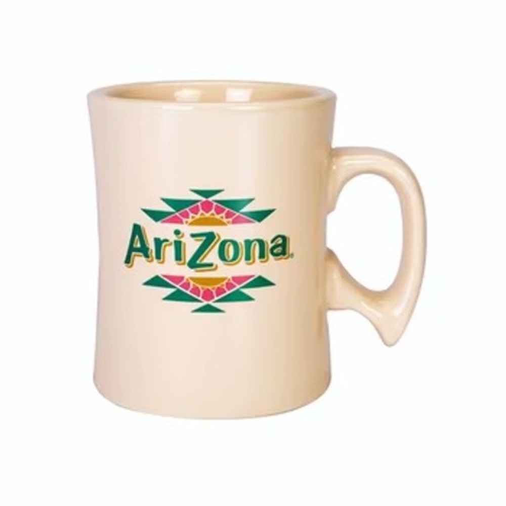Vintage 1990s Arizona Iced Tea Mug 4" Ceramic Coffee‎ Cup Southwest Logo Retro